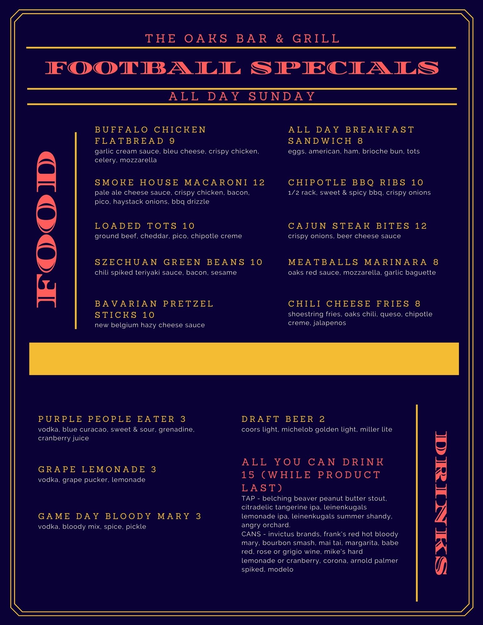 46th Hole Bar & Grill Majestic Oaks Golf Club